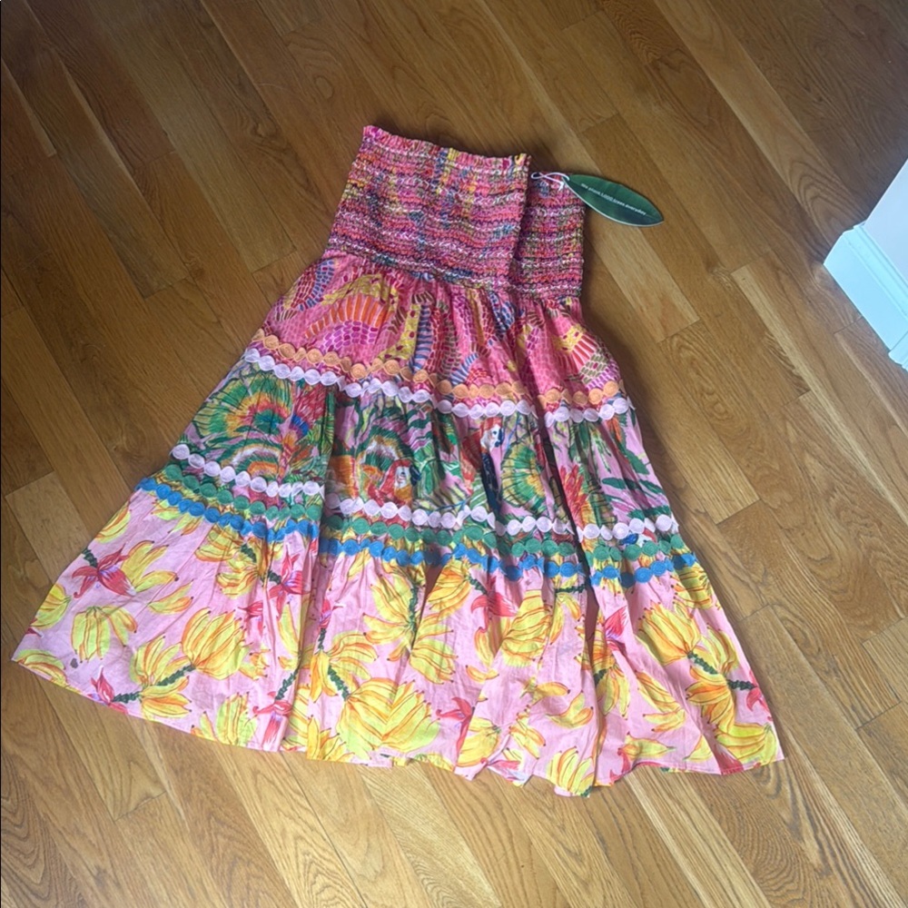 FARM Rio NWT strapless dress